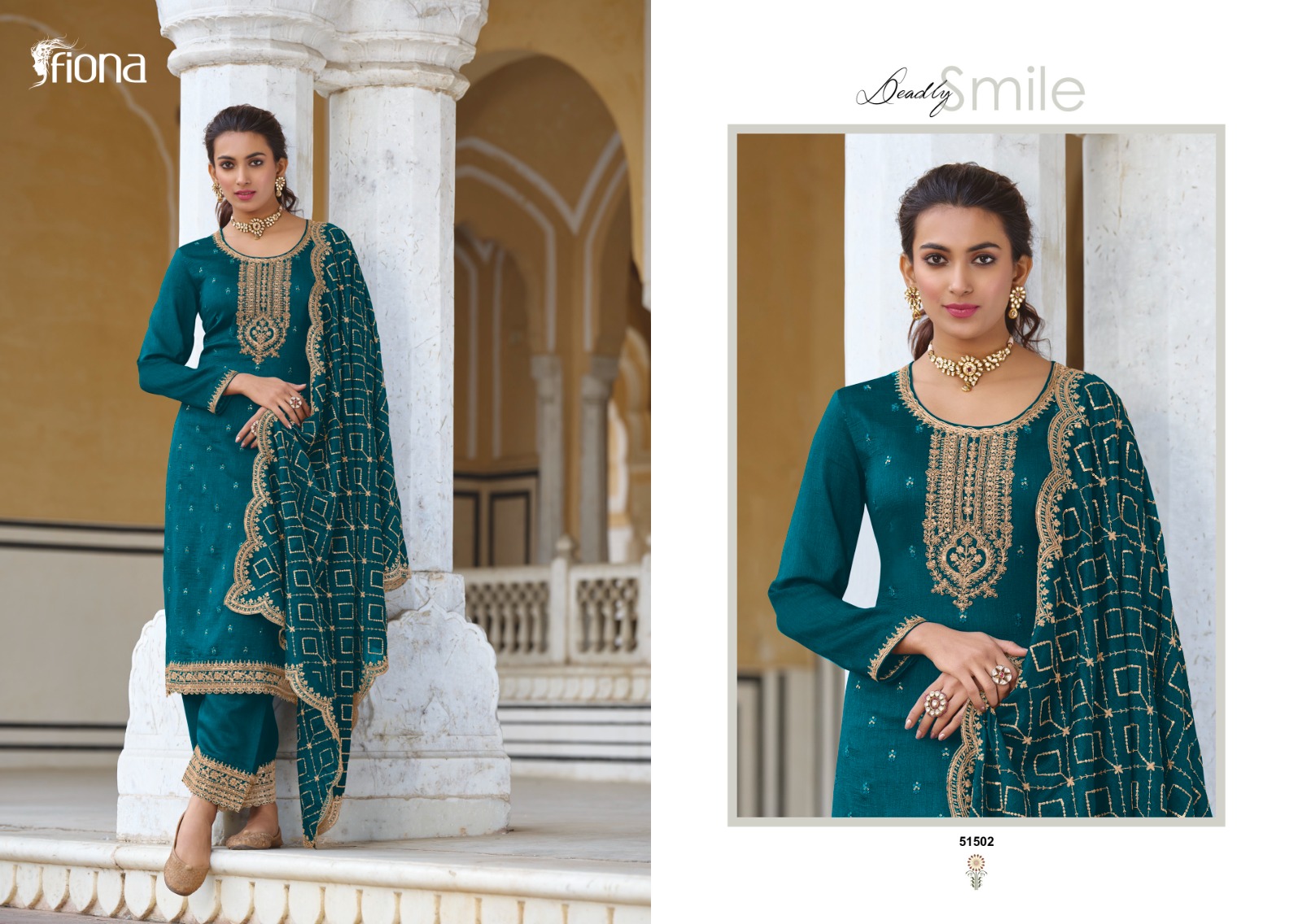 Fiona Gulrang Pant Style Dress Material Catalog Lowest Price